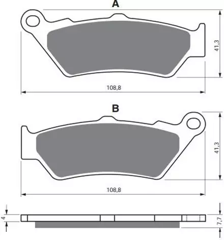 Тормозные колодки GoldFren 106 S33
