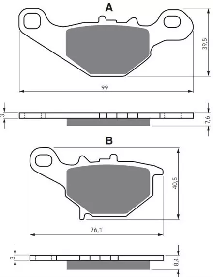Тормозные колодки GoldFren 109 K5