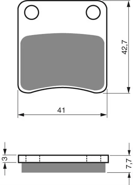 Тормозные колодки GoldFren 110 S3