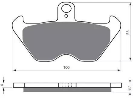 Тормозные колодки GoldFren 117 S33