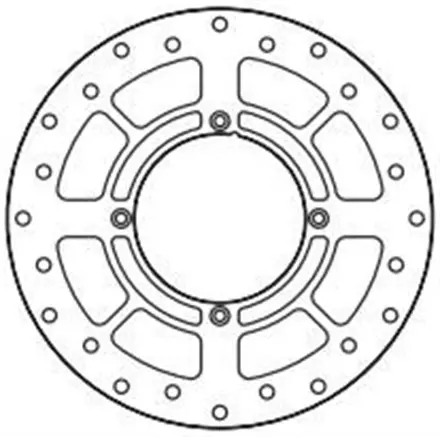 Передний тормозной диск GoldFren KX/KDX/KLX