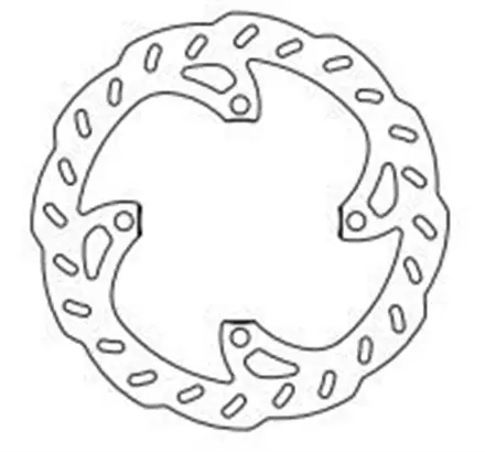 Диск тормозной задний KX/KX-F/RM-Z