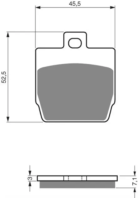 Тормозные колодки GoldFren 128 AD