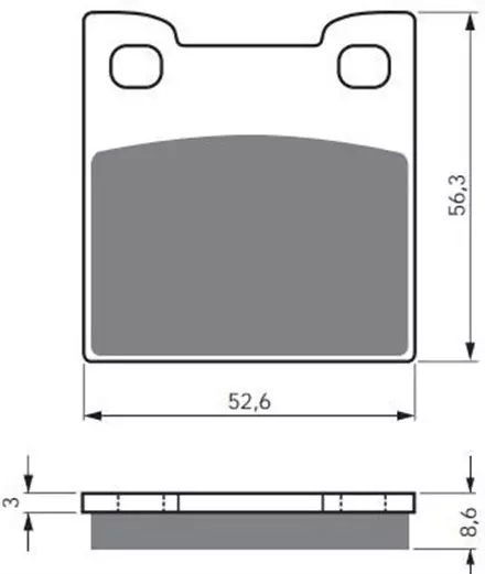 Тормозные колодки GoldFren 129 S3