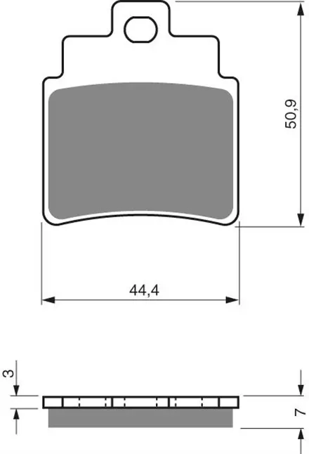 Тормозные колодки дисковые 140 S3