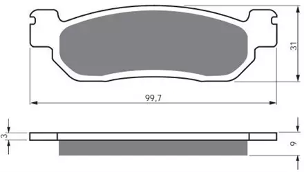 Тормозные колодки GoldFren 146 AD