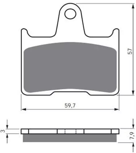 Тормозные колодки GoldFren 148 S33