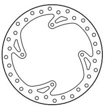 Диск тормозной GoldFren 1524R