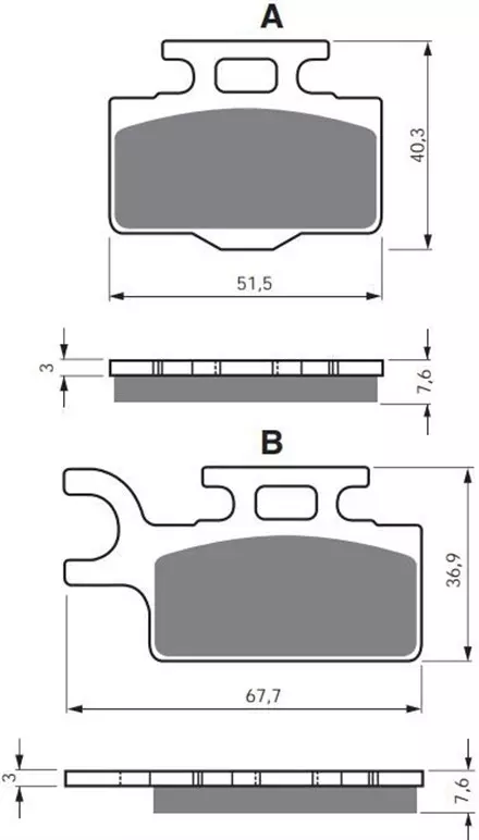 Тормозные колодки GoldFren 167 K5