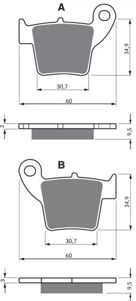 Тормозные колодки GoldFren 176 S33