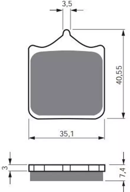 Тормозные колодки GoldFren 177 S33