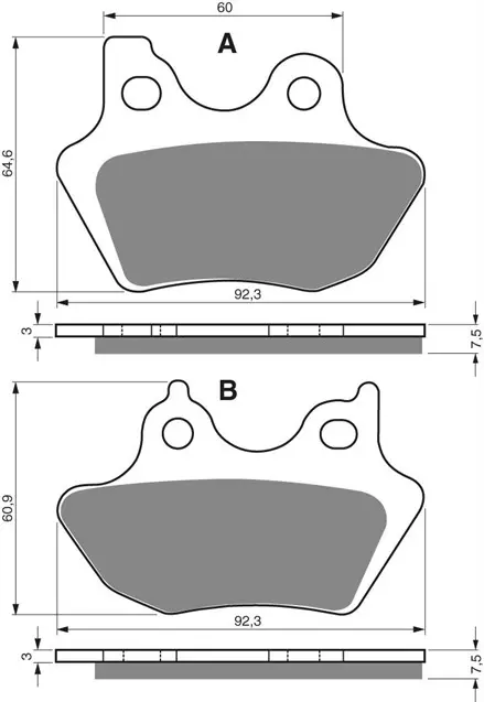 Тормозные колодки GoldFren 181 S3