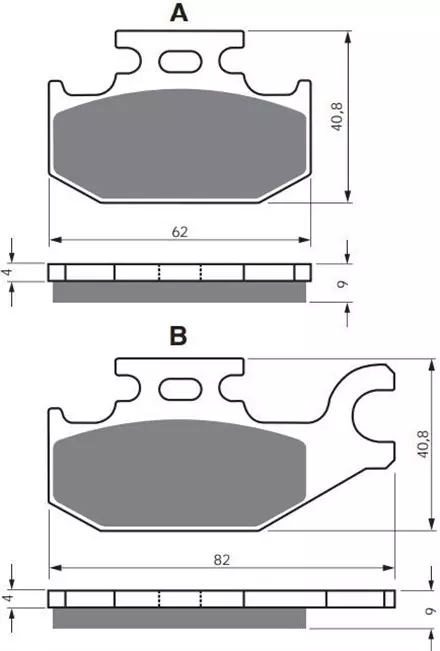 Тормозные колодки GoldFren 182 S3