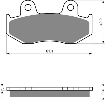 Тормозные колодки GoldFren 188 K5
