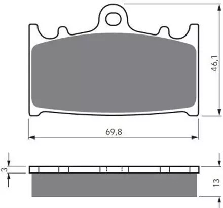 Тормозные колодки GoldFren 206 S3