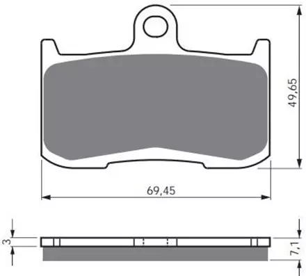 Тормозные колодки GoldFren 207 S33