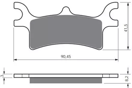 Тормозные колодки GoldFren 209 K5