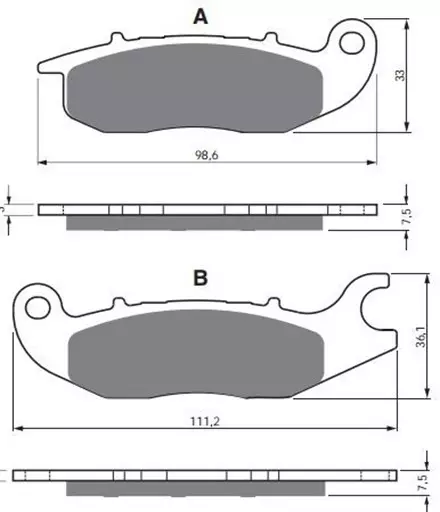 Тормозные колодки GoldFren 210 S3