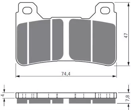 Тормозные колодки GoldFren 214 GP5