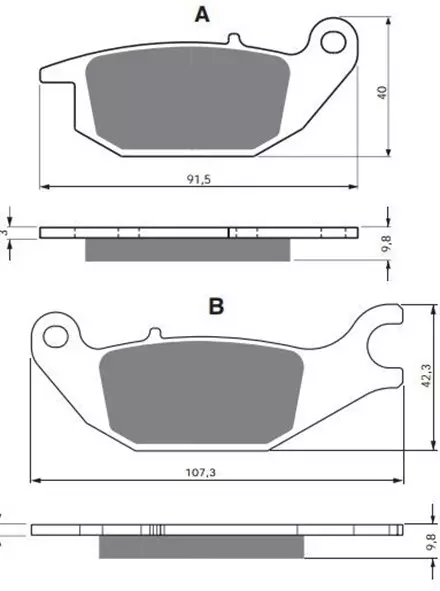 Тормозные колодки GoldFren 221 S3