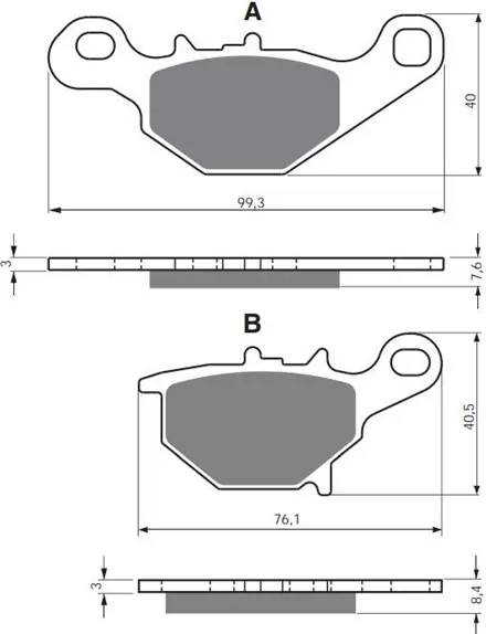 Тормозные колодки GoldFren 226 K5