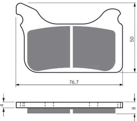 Тормозные колодки GoldFren 231 S33