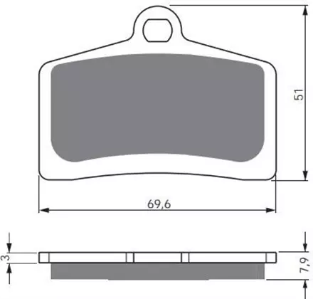 Тормозные колодки GoldFren 233 AD