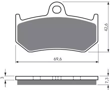 Тормозные колодки GoldFren 235 S33