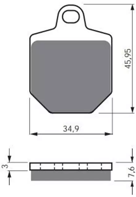 Тормозные колодки GoldFren 238 S33
