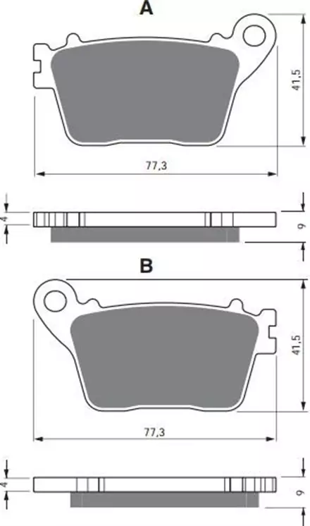 Тормозные колодки GoldFren 242 S33