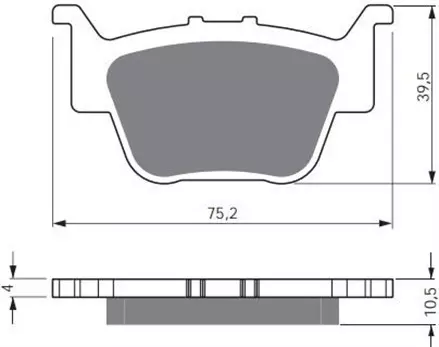 Тормозные колодки GoldFren 243 S33