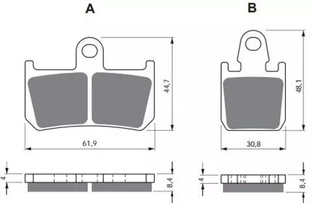 Тормозные колодки GoldFren 246 GP5