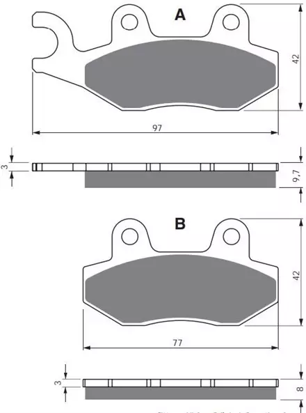Тормозные колодки GoldFren 247 S33