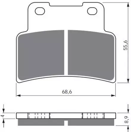 Тормозные колодки GoldFren 251 S3