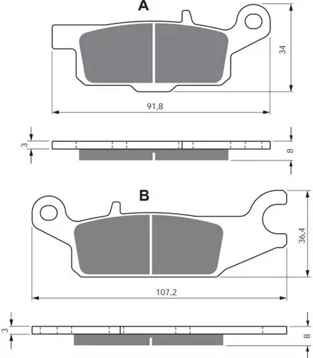Тормозные колодки GoldFren 252 K5
