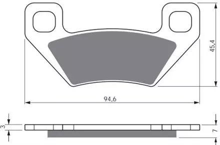 Тормозные колодки GoldFren 254 K5