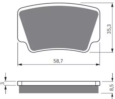 Тормозные колодки GoldFren 260 S33