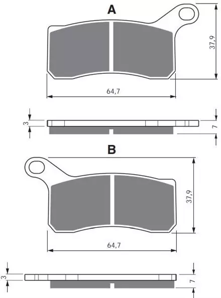 Тормозные колодки GoldFren 261 S33