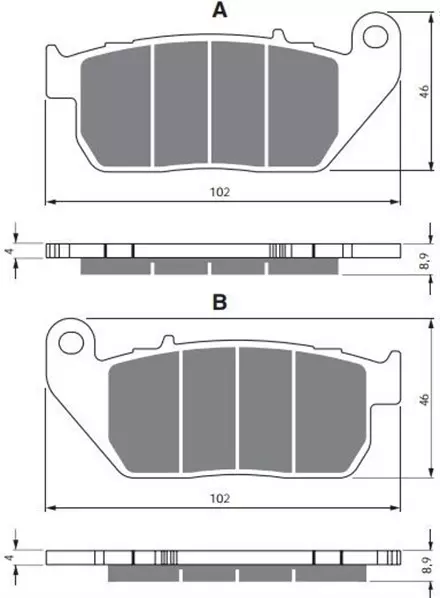 Тормозные колодки GoldFren 272 S33