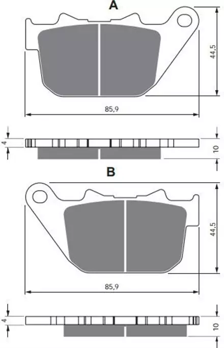 Тормозные колодки GoldFren 274 S3