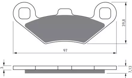Тормозные колодки GoldFren 280 K5