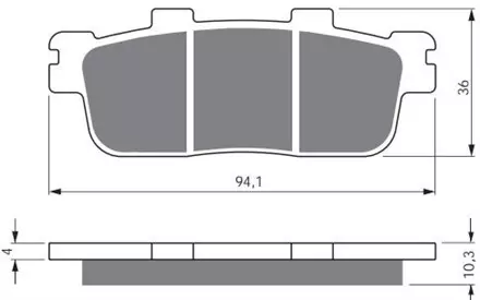 Тормозные колодки GoldFren 286 S3