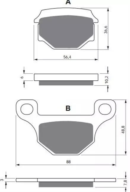 Тормозные колодки GoldFren 289 K5