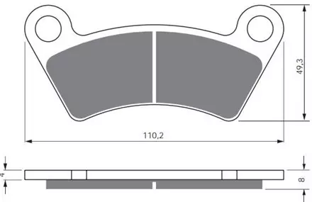 Тормозные колодки GoldFren 294 K5