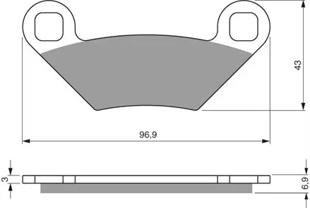 Тормозные колодки GoldFren 300 K5