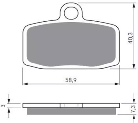 Тормозные колодки GoldFren 307_K5