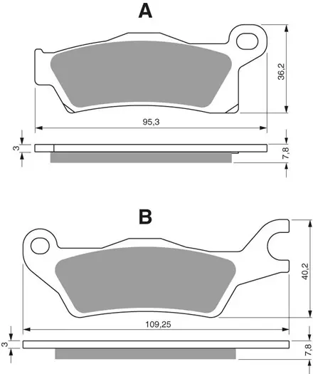 Тормозные колодки GoldFren 309 S33