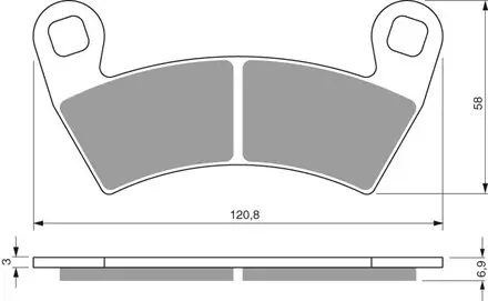 Тормозные колодки GoldFren 313 S3