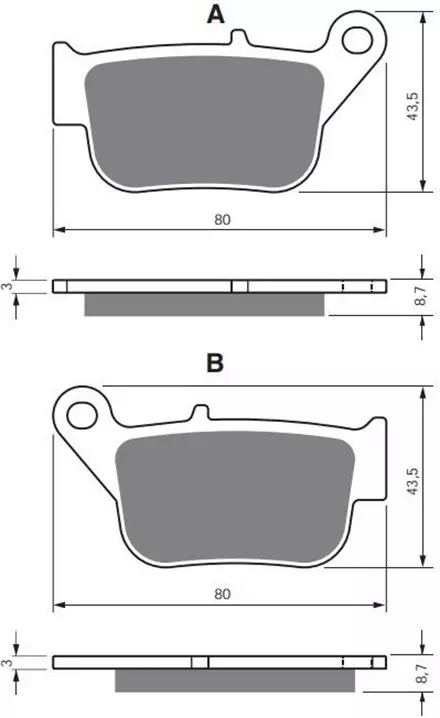 Тормозные колодки GoldFren 348 S3