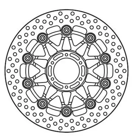 Диск тормозной передний CBR/VFR